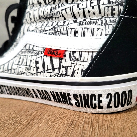 Vans Sk8-hi X Baker Skateboards Size 13 - Picture 7 of 12